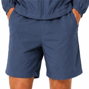 <b>Men</b>’s Color Block Windbreaker Hooded <b>Jacket</b> And Shorts Set <b>Lightweight</b> Hooded Long Sleeves Casual Spring Outerwear For <b>Men</b> - Product Image 5