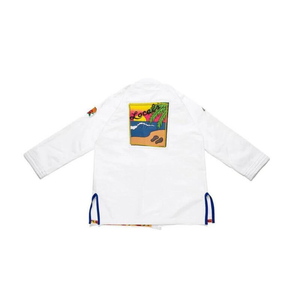 Kimono de Jiu-Jitsu Brésilien (BJJ) de haute qualité, tissage perlé, 450 GSM, coton léger, respirant, séchage rapide, entraînement et compétition - Product Image 2