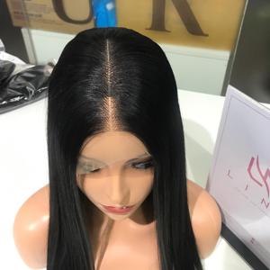 SMA alta calidad huesos recto Jet peluca negra para la pérdida de cabello HD/encaje transparente cabello humano vietnamita precio de fábrica al por mayor - Product Image 4