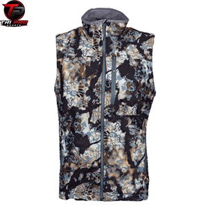 Chaleco Utilitario Softshell para Hombre, Cuello Alto, Cierre Completo, Múltiples Bolsillos con Cremallera, Chaleco para Caza, Pesca y Viajes, Resistente al Viento - Product Image 1
