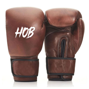 Gants de boxe d'entraînement en cuir véritable pour adultes, gants de boxe en cuir de vachette authentique - Product Image 6