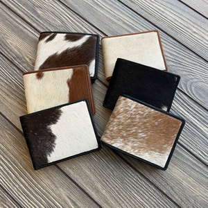 Portefeuille en cuir de vachette naturel pour homme, portefeuille en cuir véritable fait main, motif unique, portefeuille élégant pour la vente en ligne - Product Image 4