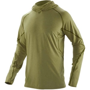 Sudadera con Capucha Cómoda, Impermeable, de Poliéster Catónico, Protección UV UPF 50, Manga Larga, con Logotipo Frontal, para Pesca - Product Image 2