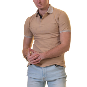 <b>Classic</b> men polo shirt cotton short sleeve collared t-shirt breathable summer wear slim fit daily outfit casual top for office - Product Image 3