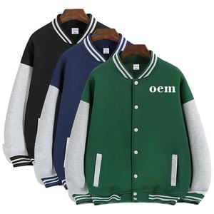 2024 ออกแบบใหม่ฤดูหนาวคุณภาพสูงที่กําหนดเองเย็บปักถักร้อยเบสบอล Street ผู้ชายเฮฟวี่เวทแจ็คเก็ต - Product Image 1