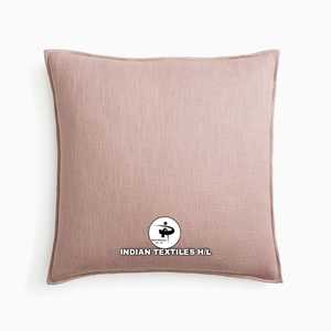 Housse de coussin géométrique double face en lin indien 100% vintage bohème ITHL, rembourrage en fibre de polyester, amovible et lavable - Product Image 6