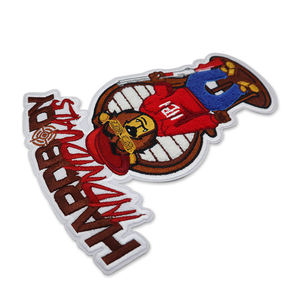 Élégant patch brodé en forme de feuille de fougère, thermocollant, pour chapeaux, sacs, vestes, casquettes, vêtements botaniques DIY, vente en gros, usine, en vrac - Product Image 3
