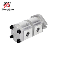 Pompe à double engrenage hydraulique haute pression Zhengquan HGP-33A-F8/6R pour centrale électrique et petit système hydraulique