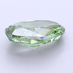 Diamant de laboratoire CVD ovale de 2,73 carats, vert vif fantaisie modifié, clarté VVS2, polissage excellent, pierre précieuse non montée pour bijoux - Product Image 3