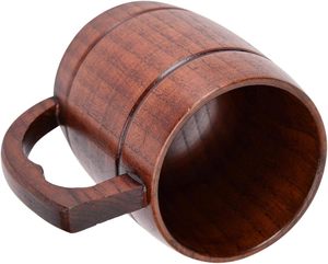 Classic Eco-Friendly Wooden <b>Cups</b> & <b>Saucers</b> 200mL Capacity-Lavie Creations Business Gift - Product Image 2