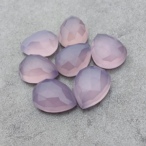 Piedra Preciosa de Calcedonia Lavanda de Calidad AAA+ con Corte en Forma de Lágrima, Calibrada, Forma de Pera, Tamaños Personalizados Disponibles - Product Image 5