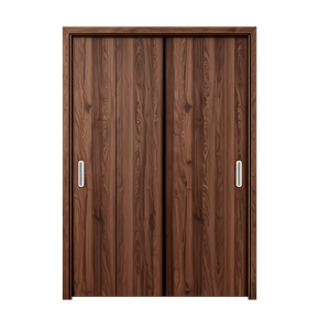 Puertas Corredizas Dobles de WPC con Estilo Minimalista, Colores y Tamaños Personalizables para Casa, Apartamento, Hotel y Villa - Product Image 1