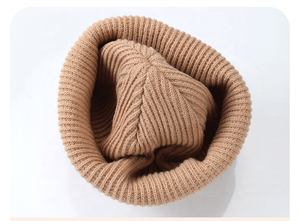 Gorro de Punto Sólido 100% Acrílico, Cálido para Invierno, Casual, Unisex, para Adultos, Circunferencia de Cabeza 58-60CM, para Exteriores - Product Image 3