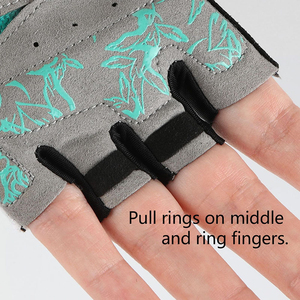 Guantes de Ciclismo de Verano, Medios Dedos, Impermeables, Resistentes al Viento, con Acolchado de Gel y Cierre de Velcro para Ciclismo de Montaña y Carretera - Product Image 3