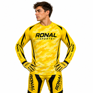 เสื้อเจอร์ซีย์ MX ที่ใส่สบายและระบายอากาศได้ดี สำหรับมอเตอร์ครอส BMX ออฟโรด ภูเขา MTB BMX เอนดูโร่ ชุดกีฬาสำหรับแข่งขัน พร้อมบริการพิมพ์ลาย - Product Image 3