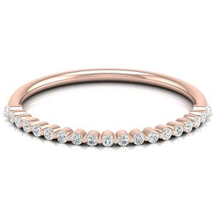 Bague de mariage personnalisable pour femme, 14K, 22K, diamants certifiés fabriqués à la main pour les fêtes romantiques. - Product Image 2