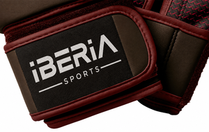 Guantes de Boxeo IBERIA Premium Negros y Rojos con Patrón de Fibra de Carbono, Guantes de Entrenamiento con Logotipo Personalizado, OEM, ODM, Equipo de Boxeo al por Mayor - Product Image 5