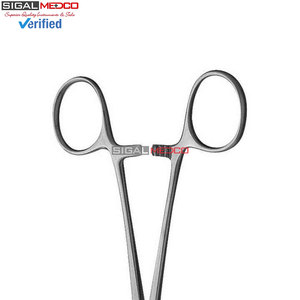 คีมหนีบหลอดเลือดดำแบบตรงและแบบโค้ง Rochester Pean Forceps ทำจากเหล็กกล้าไร้สนิม สำหรับการผ่าตัด ใช้สำหรับห้ามเลือดด้วยมือ - Product Image 6