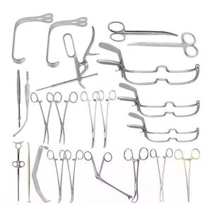 Ensemble d'instruments en acier inoxydable certifié CE ISO, 23 pièces, pour tonsillectomie manuelle et élimination des amygdales, haute performance - Product Image 1
