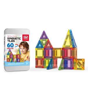OEM Magnetic Tiles Building <b>Blocks</b> Set, STEM Educational Construction Toy for Kids, Wholesale Factory Supplier - Product Image 1