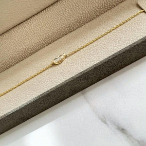 กำไลเพชรเพาะเลี้ยงในห้องปฏิบัติการ รับรองโดย IGI ทรงกลมเจียระไนแบบบริลเลียนท์ ทอง 10K 14K 18K สีเหลือง ชมพู ขาว เครื่องประดับหรูหราสำหรับเธอ - Product Image 2