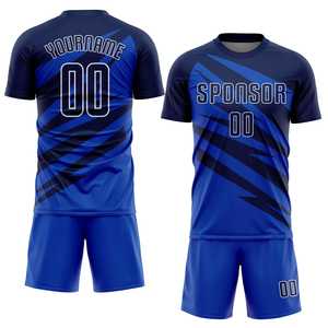 Uniforme de Fútbol Personalizado con Impresión por Transferencia de Calor, Transpirable, con Nombre del Equipo y Letras, Conjunto Deportivo Corto 100% Poliéster Antibacteriano - Product Image 1