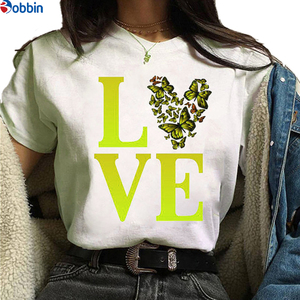 Nueva Camiseta Casual de Alta Calidad para Mujer, Corte Ajustado, Manga Corta, Tendencia de Moda, Color Sólido, Cuello Redondo, Tela Jersey Estampada - Product Image 2