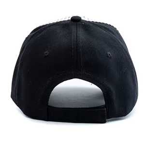 Black Rhinestone Baseball Cap Adjustable Unisex Fashion <b>Hat</b> Spring <b>Summer</b> Casual Wear - Product Image 5