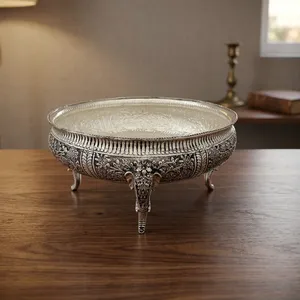 Urli sculpté avec soin sur trompe d'éléphant, taille moyenne - Product Image 3