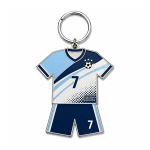Llavero Metálico Personalizado con Impresión UV, Diseño de Uniforme de Fútbol, para Artículos de Fanáticos - Product Image 5