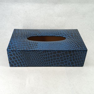 Boîtes à mouchoirs en cuir véritable, étuis à bijoux, contenants pour lingettes faciales, fermeture magnétique, étiquette personnalisée, vente en gros - Product Image 3