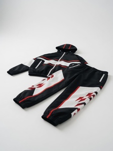 Unique Style Hooded Casual Men's Windbreaker <b>Tracksuit</b> Solid Reversible Breathable Comfortable Sports Wear High 100% Cotton - Product Image 6