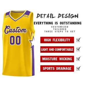 Vêtements de sport, ensembles d'uniformes de basket-ball de haute qualité, maillots personnalisés utilisant la sublimation par transfert thermique, uniforme de basket-ball - Product Image 2