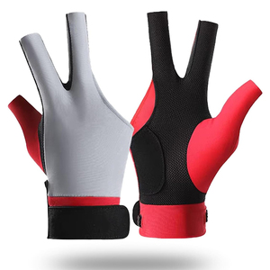 Guantes de billar de 3 dedos ajustables y con pantalla táctil, precio competitivo, guantes de snooker de nailon 2026 para hombres y mujeres - Product Image 3