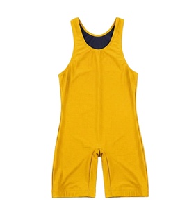 Hot Selling Men's Wrestling <b>Singlets</b> Custom Design Spandex/Polyester Training <b>Weightlifting</b> Wrestling <b>Singlets</b> Wholesale Rate - Product Image 1