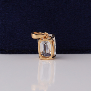 Colgante de Diamante Cultivado en Laboratorio con Corte Ashoka de 3.00 Quilates, Colgante de Oro Sólido de 14K con Cadena, Regalo Perfecto - Product Image 3