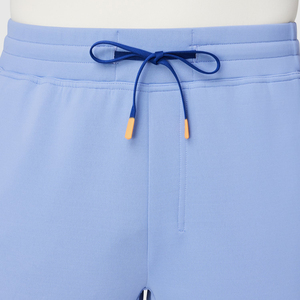 Men <b>Light</b> Blue Sweatpants Elastic Waist Drawstring Casual Slim Fit Side Pockets Breathable Lightweight <b>Trousers</b> - Product Image 2