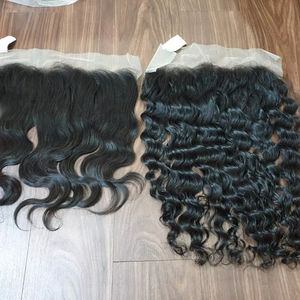 Minh Khang Hair – Meilleur Prix de Gros – Cheveux Humains Vietnamiens 100% Naturels Bouclés Ondulés avec Closure Frontale – Extension de Luxe Ondulée Profonde - Product Image 1