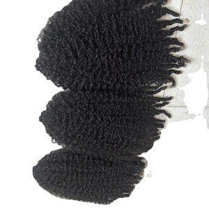 Single Donor 100% Natural Super Double Draw High Quality Hair Wholesale Price Bundle <b>Tape</b> Tip Clip Ins Loose Deep Wave Curly - Product Image 3