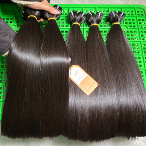 Top prix de gros Super Double dessiné 100% extensions de cheveux humains vietnamiens bruts faisceaux droits d'os de haute qualité - Product Image 5