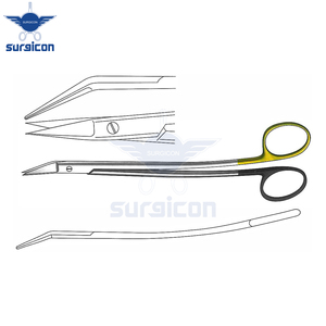 Ciseaux Dean à lame simple 12 cm / 4-3/4 pouces, très tranchants, à lame dentelée, Super Cut TC, ciseaux chirurgicaux médicaux de précision - Product Image 4