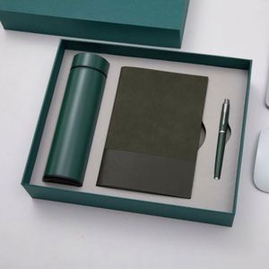 Customizable Notebook Thermos Cup Company Corporate Gift Set Promotional Luxury Business Gifts Leather <b>Journal</b> and Pen - Product Image 2