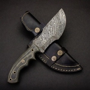 Couteau de chasse à lame fixe en acier inoxydable fait main, personnalisé, très vendu, avec manche en os et en bois - Product Image 5
