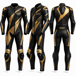 ชุดแข่งรถหนัง NAVISTA SPORTS NS-5012 สีสั่งทำพิเศษ แห้งเร็ว ระบายอากาศ กันลม ป้องกันรังสียูวี แขนยาว สำหรับผู้ใหญ่ทุกเพศทุกวัย - Product Image 3