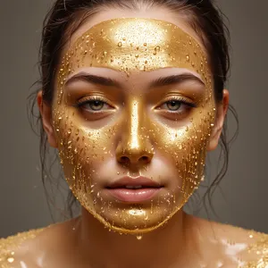 Custom Natural Organic Polypeptide Hydrogel Collagen Gold Mask Private Label Hydrating Whitening 24k Gold Peel Off Mask