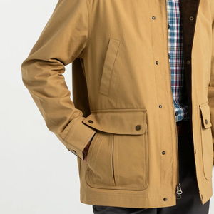 Veste en toile décontractée pour homme, hiver, logo sur le devant, séchage rapide, tissu écologique et durable, pour les voyages, les activités de plein air, les activités quotidiennes, personnalisable - Product Image 5