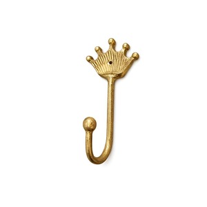 Gancho Adhesivo de Pared de Aluminio de Alta Calidad con Diseño de Corona para Baño y Cocina, Gancho Adhesivo de Pared Dorado EPL - Product Image 2