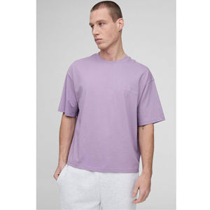 Mens <b>Light</b> for Oversized T Shirt 100% Cotton Crew <b>Neck</b> Casual Streetwear Regular Fit Custom Private Label Quick Dry - Product Image 4