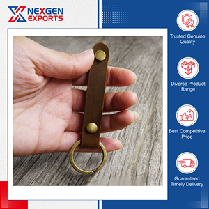 Oferta Especial en Porta Llaves de Cuero PU Hecho a Mano de Estilo Clásico y Calidad Premium para Compradores al por Mayor al Mejor Precio del Mercado - Product Image 6