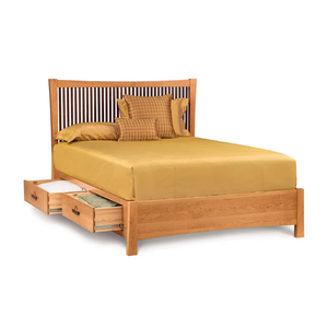Wholesale Mission Style Solid Wood Storage <b>Bed</b> |Functional Solid Wood Panel <b>Bed</b> with Drawers - Product Image 4